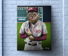 Load image into Gallery viewer, Cincinnati Reds Baseball Player