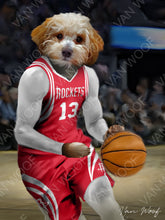 Load image into Gallery viewer, Houston Rockets Basketball Player
