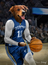 Load image into Gallery viewer, Memphis Grizzlies Basketball Player