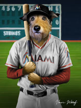Load image into Gallery viewer, Miami Marlins Baseball Player