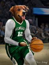 Load image into Gallery viewer, Milwaukee Bucks Basketball Player