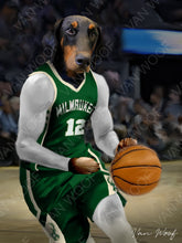 Load image into Gallery viewer, Milwaukee Bucks Basketball Player