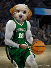 Load image into Gallery viewer, Milwaukee Bucks Basketball Player