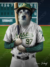 Load image into Gallery viewer, Oakland Athletics Baseball Player