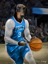 Load image into Gallery viewer, Philadelphia 76ers Basketball Player