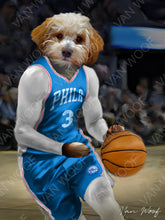 Load image into Gallery viewer, Philadelphia 76ers Basketball Player