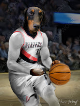 Load image into Gallery viewer, Portland Trail Blazers Basketball Player