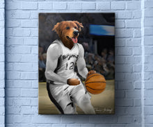 Load image into Gallery viewer, San Antonio Spurs Basketball Player
