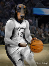 Load image into Gallery viewer, San Antonio Spurs Basketball Player