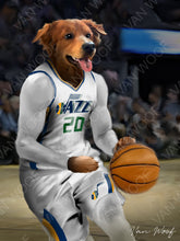 Load image into Gallery viewer, Utah Jazz Basketball Player