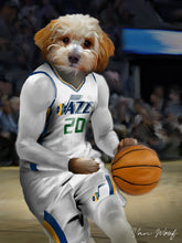 Load image into Gallery viewer, Utah Jazz Basketball Player