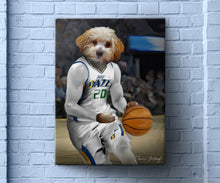 Load image into Gallery viewer, Utah Jazz Basketball Player