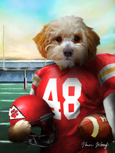Load image into Gallery viewer, Kansas City Football Player