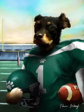 Load image into Gallery viewer, New York J Football Player