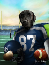 Load image into Gallery viewer, Seattle Football Player