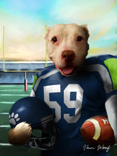 Load image into Gallery viewer, Seattle Football Player