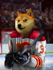 Calgary Flames Hockey Player