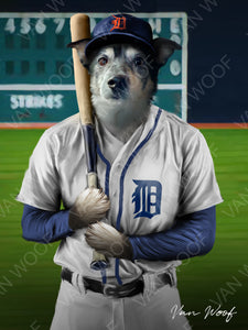 Detroit Tigers Baseball Player