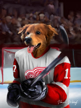 Load image into Gallery viewer, Detroit Red Wings Hockey Player
