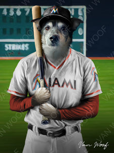 Miami Marlins Baseball Player