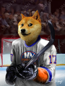 New York Islanders Hockey Player