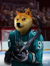 Load image into Gallery viewer, San Jose Sharks Hockey Player
