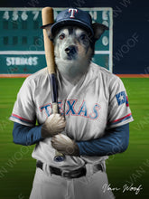Load image into Gallery viewer, Texas Rangers Baseball Player
