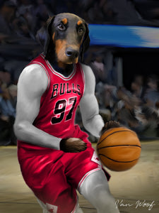 Chicago Bulls Basketball Player