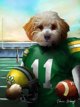 Load image into Gallery viewer, Green Bay Football Player

