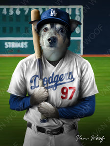 LA Dodgers Baseball Player